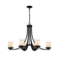 thumbnail image 1 of Z Lite 426-6-MB 35 in. Willow 6 Light Matte Black Chandelier Ceiling Light, 1 of 1