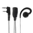 thumbnail image 1 of 2 Auricular Gancho 180 Giratorio con Micrófono y PTT para Kenwood Way Radio 2pcs JShteea  El nuevo, 1 of 3
