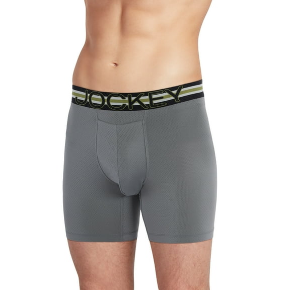 Jockey Sport Men's Stability Pouch Microfiber 6" Boxer Brief