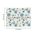 thumbnail image 4 of Blue Rose Flowers Tapestry for Bedroom - Tapestry Wall Hanging Wall Tapestry for Dorm Wall Decor Home Decoration , Aesthetic Funny Tapestry 29 x 37in, 4 of 5