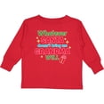thumbnail image 3 of Inktastic Christmas Whatever Santa Doesn't Bring Me Grandma Will Boys or Girls Long Sleeve Toddler T-Shirt, 3 of 5