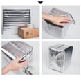 thumbnail image 4 of Visland Reusable Insulation Bags, Thermal Box Liners, Metalized Box Liners Lunch Food Box Shopping Bag Insulation Lining Waterproof Insulation Package (10 Pack/ 11.8" x 13.7"), 4 of 8
