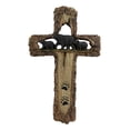thumbnail image 2 of Rustic Western Black Bears Momma And Cubs On Bear Trail Wall Cross Decor Plaque, 2 of 5