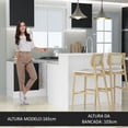 thumbnail image 4 of Isla de Cocina con Encimera y Mostrador Madesa Glamy 120 BN, 4 of 5