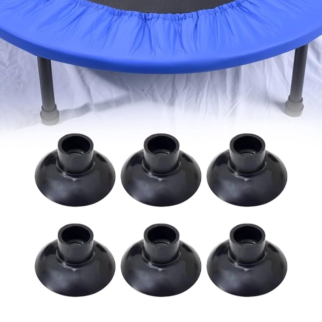 Tapas para Piernas de trampolín shamjiam 6 piezas protectores de patas Con ventosa y Bases de pies más fuertes