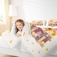thumbnail image 4 of Feelyou Cute Axolotl Animal Queen Comforter Set, Rustic Sunflower Bedding Set, 3pcs, 4 of 8