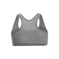 thumbnail image 2 of INSPIRE CHIC Women's Pullover Wire Free Racerback Removable Pads Bra Gray, 2 of 5