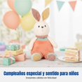 thumbnail image 3 of Abbraccia Muñeco de liebre de peluche, criatura suave, ayuda para dormir infantil, regalo de cumpleaños, juguete relajante, 3 of 6