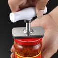 thumbnail image 1 of Stainless Steel, Working Screw Cap Artifact, Universal Rotating Can Bottle Opener, Bottle Cap Cap Cover Tool (3 Pieces In White), 1 of 4