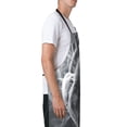 thumbnail image 3 of Picia Heart Illustration Waterproof Apron for Unisex Adult - Adjustable Bib Apron with Pockets, Ideal for Cooking, Gardening, Painting, and Household Chores, 3 of 9