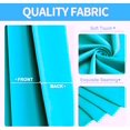 thumbnail image 5 of Blackout Window Curtain 84 " inch Long 1 Panel K68 Teal Color Thermal Top Grommets for Bedroom Closet Divider Room Home Décor, 5 of 6