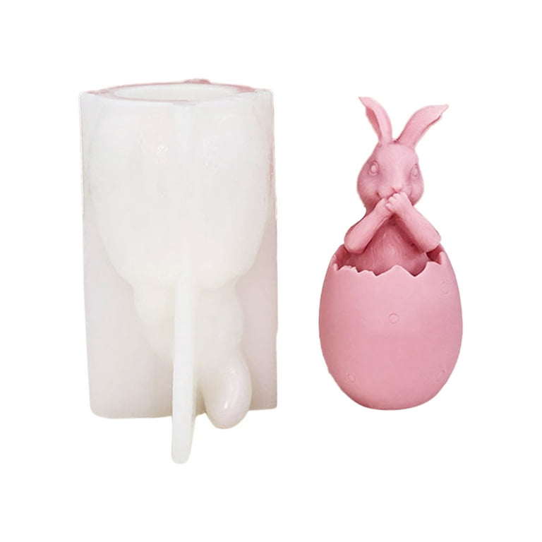 Crafted Soap Molds Rabbit Bunny Silicone Soap Mold Handmade Soap Candle  Mold