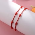 thumbnail image 3 of 2 Pcs Bracelet Fil Rouge Protection Kabbale Nœuds Fil, 3 of 5