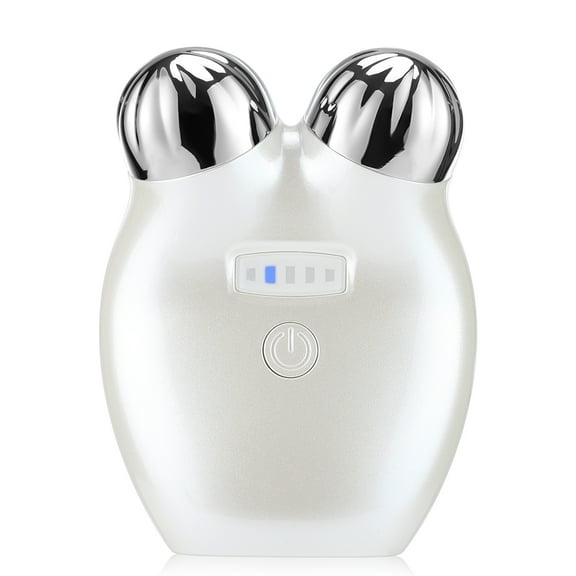 Micro-Current Face Massager Double Roller Facial Lifting Skin Tightening Remove Wrinkle Skin Rejuvenation Beauty Device Tools