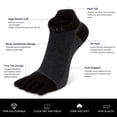 thumbnail image 3 of Calcetines VWELL Cotton para correr, 4 pares, tallas 7-11, para hombre, 3 of 6