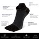 thumbnail image 3 of Calcetines VWELL Cotton para correr, 4 pares, tallas 7-11, para hombre, 3 of 6