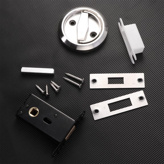 GETAJGHSD 1Set Mechanical Keyless Invisible Door Locks for Garage Sliding Bolt Patio Entrance Door Set