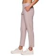 thumbnail image 4 of RBX Active Women's Ribbed Side Woven Ankle Pant With Pockets, 4 of 5