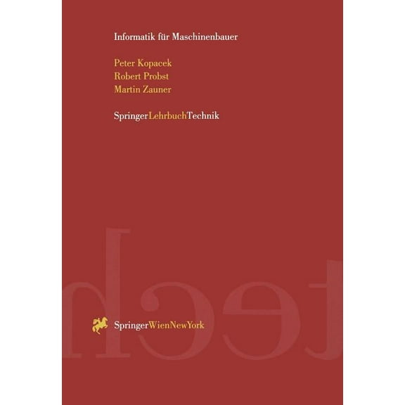 Informatik Für Maschinenbauer, (Paperback)
