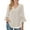Beige, variant on Women Sparkly Sequin Blouse with Ruffled Sleeves and V Neck Elegant Party Top for Holiday Celebrations and Festive Weddings XXL Size Purple