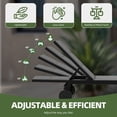 thumbnail image 4 of Uforic Outdoor Chaise Lounge Chairs Set with Side Table, Padded Fabric Poolside Loungers with Aluminum Frame, 4 of 9