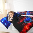 thumbnail image 4 of Manfei Teens Video Game Full Size Comforter Sets,Gamepad Game Lovers Bedding Comforter Set,Red Blue Bedding Sets For Kids,Luxury Bedroom Decor Reversible,3 Pieces, 4 of 8