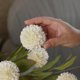 thumbnail image 5 of Flores artificiales VIERENA, 12 piezas, crisantemo pompón de seda sintética, 69 cm, 5 of 9