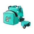 thumbnail image 3 of Precioso perro mochila arnés mascota arnés mochila para caminar al aire libre camping Verde S Yinane Bolsa de golosinas, 3 of 8