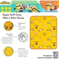 thumbnail image 5 of Despicable Me 4 Minions Kids Super Soft Silk Touch Throw Blanket, 40" x 50", 5 of 6