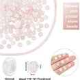 thumbnail image 2 of 1 Box Disc Natural Rose Quartz Beads Loose Flat Semi Beading kit & Stretchy Beading Elastic Thread, 2 of 9
