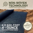 thumbnail image 3 of DeWitt Non-Woven Filter Fabric 4 oz, Nonwoven Drainage & Soil Stabilization, 4 x 300 Feet, 3 of 12
