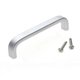thumbnail image 1 of 10x Puerta Cajón Perilla pequeña sala Manija Armario Hardware Mate Plateado, 1 of 9