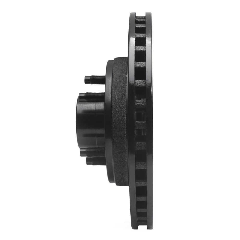 Dynamic Friction Company 633-55000L DFC Brake Rotor - Drilled And Slotted - Black