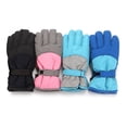 thumbnail image 4 of Sonducket Guantes de esquí para niños, mujeres y adultos, para exteriores, a prueba de viento, impermeables, para deportes de invierno, Ciclismo Negro, 4 of 6