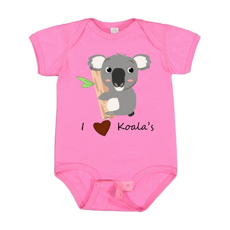 

Inktastic I heart Koalas Boys or Girls Baby Bodysuit