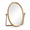 Antique Gold-oval, variant on Vintdesk Makeup Mirror 11.9" L X 8" W Antique Vanity Table Metal Framed Scalloped Small Standing Mirrors With Beaded 360 Adjustable Rotation For Tabletop Bedroom