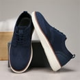 thumbnail image 3 of YOURDIARY Men's Mesh Sneakers Oxfords Lace-Up Lightweight Casual Walking Shoes, 3 of 8
