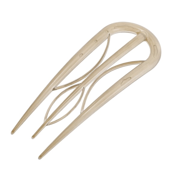 Unique Bargains 1 Pc Hair Pin U-shaped Hair Accessories 3.94"x1.50" Light Gray