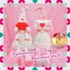 TANGNADE Valentine'S Day Ornaments 2Pcs Gnome Dwarf Doll Decoration Ornaments Christmas Decoration Home Decoration