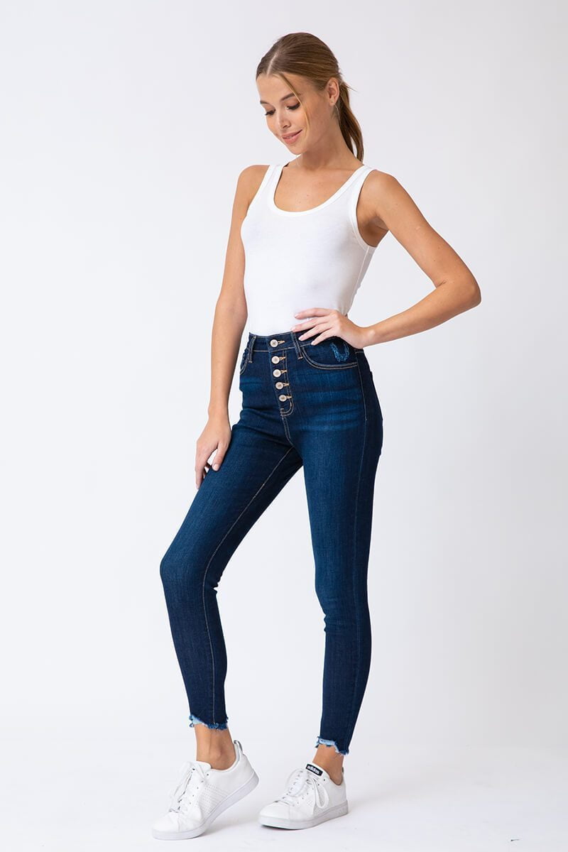 kancan high rise super flare jeans