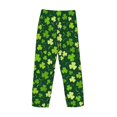 thumbnail image 3 of Vsdgher Happy St. Patrick's day Print Mens Pajama Pants Sleep & Lounge Pants, PJ Bottoms With elastic waistb and Pockets, 3 of 5