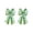 B, variant on Beautynvta St. Patrick's Day Bow Decoration, 2 Pcs Large Cloth Wreath Bows, Green Plaid Clover Shamrock Irish Hats Decor for Front Door, Tree Topper, Indoor Outdoor Use