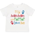 thumbnail image 3 of Inktastic Mommom and Poppop Love Me Boys or Girls Toddler T-Shirt, 3 of 5