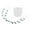 Light Blue, variant on simhoa 2 Pieces Temporary Tooth Decoration Fashion Brace for Demonstration Teaching Light Blue