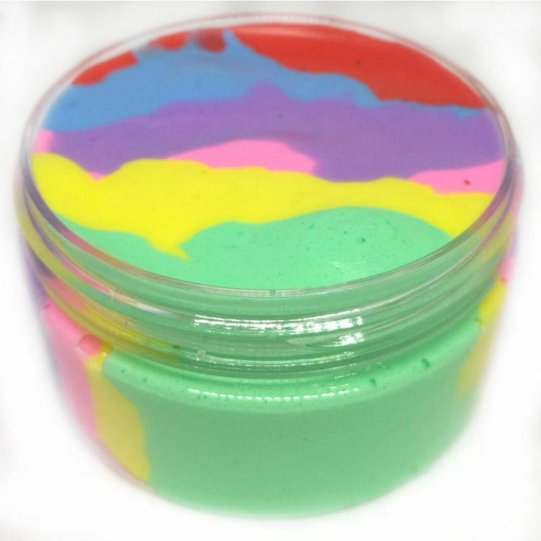 Nontoxic Colorful Fluffy Foam Slime Sludge Super Light Clay