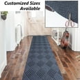 thumbnail image 4 of LITA Grey Runner Rugs 5' x 6' Indoor Anti-slip Carpet for Hallway Kitchen Laundry, 4 of 6