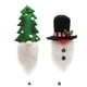 thumbnail image 3 of Cubierta de botella de vino Árbol de Navidad Muñeco sin rostro Ropa de muñeco de nieve Sombrero de cerveza a prueba de polvo Manga de botella Kits de decoración para fiestas Muñeco de nieve Ounissouiy HA068255-02, 3 of 6