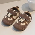 thumbnail image 2 of Toddler Wide Toe Box Shoes Kids Boys Girls Walking Barefoot Shoes Slip On Sneakers Non Slip Zero Drop Shoes Brown Size 9.5 Toddler, 2 of 8