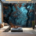 thumbnail image 2 of Modern Wallpaper Murals 3D Mysterious Paths Gothic Art Forest Peel and Stick Removable Self-Adhesive PVC Wall Stickers for Nursery Kids Bedroom TV Wall Decor, 2 of 5