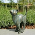 thumbnail image 4 of SGACAI Hermosa estatua de gato, adorno decorativo para el jardín del hogar, patio al aire libre, resina, 4 of 6